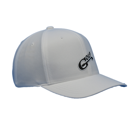 1i Golf logo is proudly displayed on a white Flexfit 110® Cool &amp; Dry Mini Pique