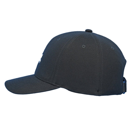 1i Golf logo 3D designed is proudly displayed on a  black Flexfit 110® Cool & Dry Mini Pique cap.